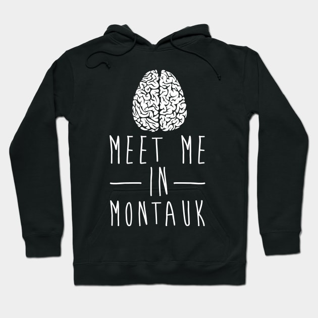 Meet Me In Montauk Brain Hoodie by InsomniackDesigns